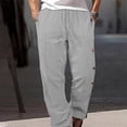 thumbnail image 2 of Zszcpp Wide Leg Pants Men'S Comfortable Sweat Long Athletic Bright Brief Style Relax Lounge Trousers Casual Trouser, 2 of 6