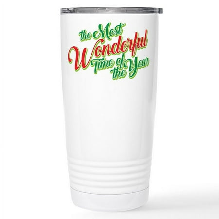 

CafePress - Wonderful Time Of The Y Stainless Steel Travel Mug - Insulated Stainless Steel Travel Tumbler 20 oz.
