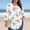 A27 White, variant on Xdegoge Plus Size Womens Clothes Plus Size Tops Oversized T Shirts Summer Boho T-Shirts Crew Neck 3/4 Sleeve Ladies Tops Summer Loose Fit Fashion Blouses History