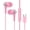 Pink, variant on Noise Cancelling In Ear Headphones Type CREATE Connection Tight Global Device Agreement