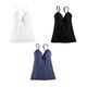 thumbnail image 1 of Camisola sin costuras con tirantes ajustables para mujer azul marino negro azul, 1 of 9