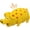 yellow, variant on Dog Squeaky Toy, Dots Latex Dog Chew Toys with a Oinks Sound Squeaker Grunting Pig Dog Toy Durable Self Play 8" Dogs Squeeze Toy for Dental Biting Chasing to Kill Boring Time
