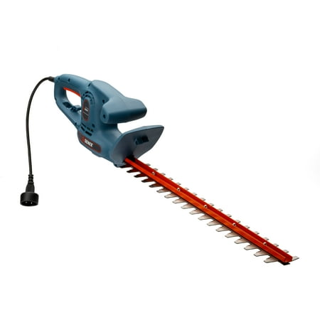 SENIX 120 Volt Max* 21-Inch 3.8 Amp Corded Hedge Trimmer  Double Sided Dual Blade Action  3/4  Cutting Capacity  Blade Cover Included  HTE3.8-L