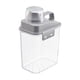 thumbnail image 2 of Recipiente hermético grande para almacenar alimentos con tapa con cierre | Recipiente de plástico transparente de 2000 ml para cereales, harina y productos secos | Incluye vaso medidor | Disponible, 2 of 8