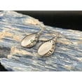 thumbnail image 3 of Solid 925 Sterling Silver Dangle Teardrop Earrings For Women, Natural Mother Of Pearl Pear Gemstone Beautiful Handcrafted June Birthstone Gift, 3 of 5