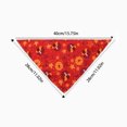 thumbnail image 2 of Pet Supplies for Dogs, Adjustable Pet Scarf, Thanksgiving Pet Bib, Turkey Print Fall Pet Accessory, Lightweight 16X12X12 in S Size, Soft Skin-Friendly Cotton Washable Dog Scarf,, 2 of 8