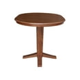 thumbnail image 5 of 36" Solid Wood Round Top Pedestal Dining Table with 12" Leaf - 36.1"H, 5 of 7