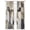 Multi, variant on Black Brown Geometric Sheer Curtains 84 Inch Length 2 Panels Set, Modern Abstract Textured Voile Window Treatment Rod Pocket Curtains Sheers Drapes for Bedroom/Living Room/Kitchen 52"x84"x2