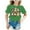 Green, variant on YUEHUA Girl Tops Girls Summer Tops Cute Cat Print Short Sleeve Tee Loose Fit Round Neck Casual Shirt for Toddler Kids Comfortable Breathable, Size 8-10 Years