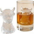 thumbnail image 7 of 2026 New Mini Highland Cow Ice Cube Mold, Funny 3D Highland Cow Ice Cube Tray,Cute Animal Silicone Molds For Whiskey Cocktails Coffee, 7 of 7