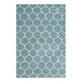 thumbnail image 3 of Unique Loom Trellis Shag Collection Area Rug - Ruby (6' x 9' Rectangle Light Blue/Ivory), 3 of 12