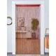 thumbnail image 4 of Nvzi 1 paquete de cortinas de 39 x 79 pulgadas para puertas, divisores de ambientes,cortinas colgantes con cuentas para puertas de armarios de dormitorios, color rojo, 4 of 4