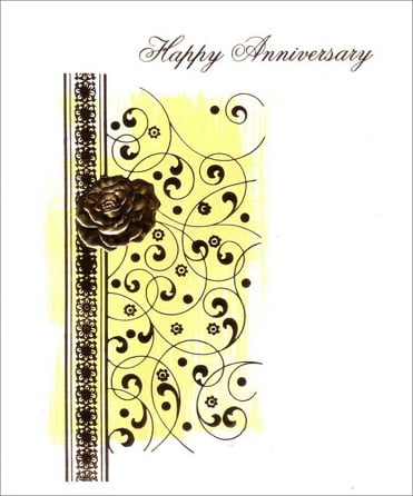Hallmark Signature Anniversary Card Ampersand 