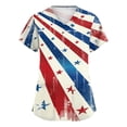 thumbnail image 2 of KDDYLITQ Womens U.s. 250th Anniversary Shirts 4th Of July 250th Birthday V Neck Tops Liberty 250 Years Birthday Independence Blouses American Flag 2026 Short Sleeve Tees Navy 4XL, 2 of 7