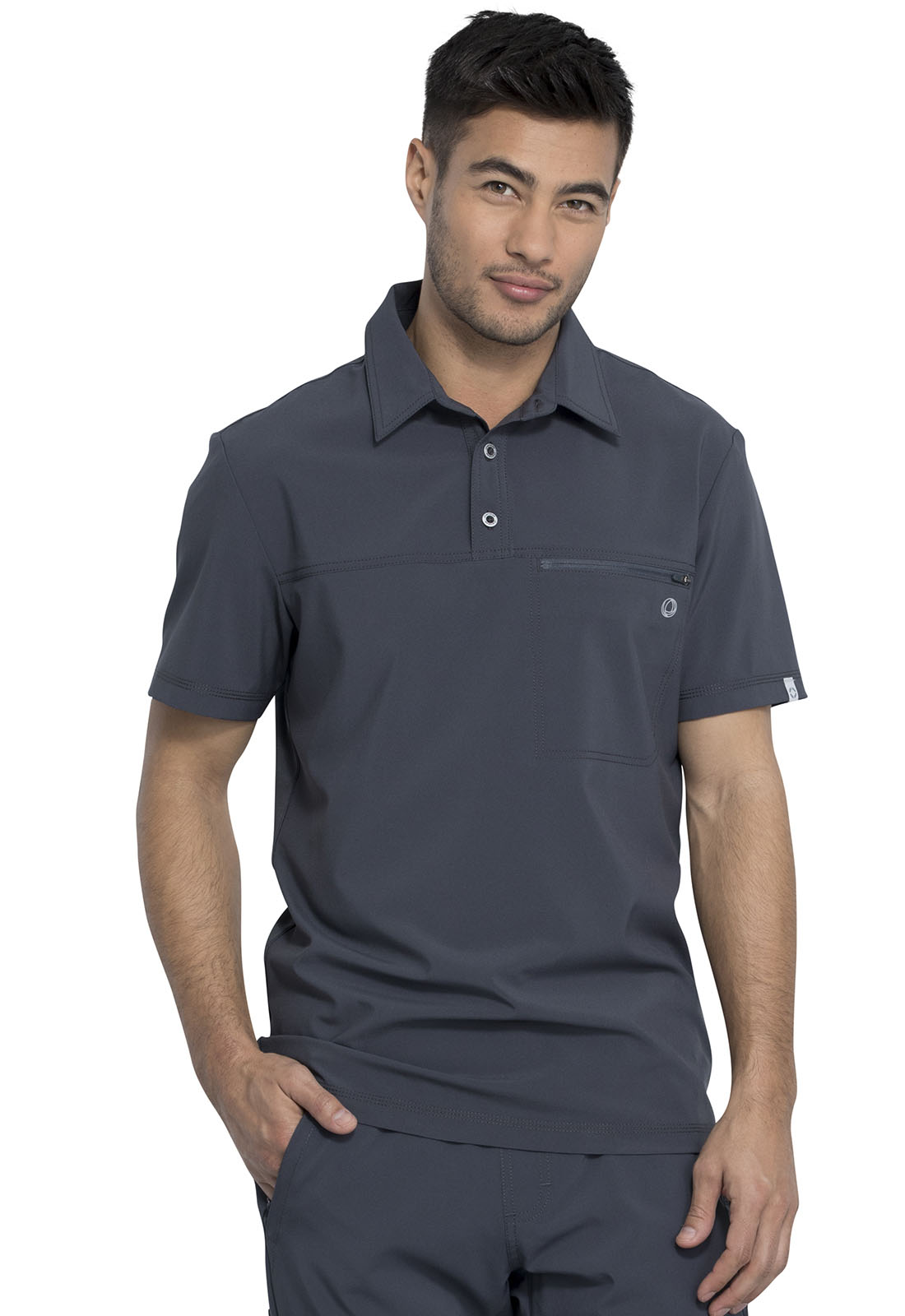 Cherokee - Cherokee Infinity Scrubs Top for Men Polo Shirt CK825A, XS ...