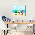 thumbnail image 5 of Naloa Gnomes On The Beach Print Canvas Bathroom Wall Art,Bathroom Wall Art Decoration, Canvas Poster Prints,Decorative Paintings for Living Room, Bathroom, Kids Room, 5 of 6