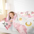 thumbnail image 3 of Manfei Cute Ballet Princess Bedding Comforter Set,Pink Girl Twin Comforter Sets,Cartoon Hot Air Balloon Bedding Set For Kids,Luxury Bedroom Decor Reversible,2 Pieces, 3 of 7