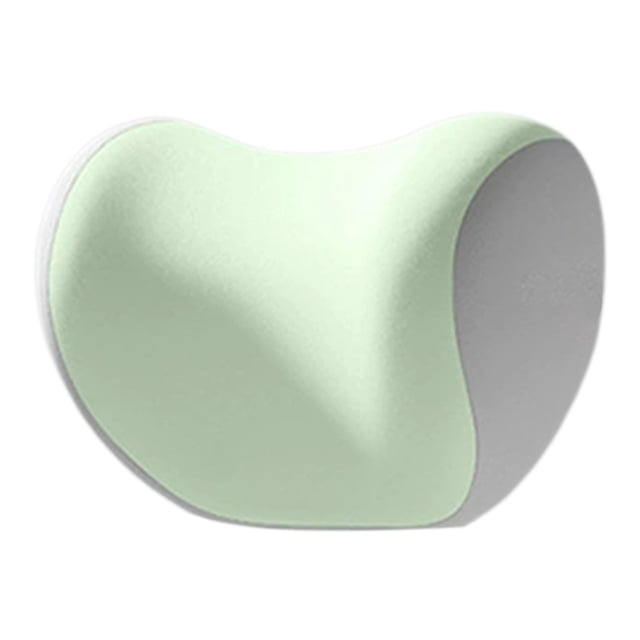 Green Orthopedic Car Seat Cushion System With Memory Foam Support Adjustable Headrest Pillow For Long Distance Travel Comfort #ExZ13