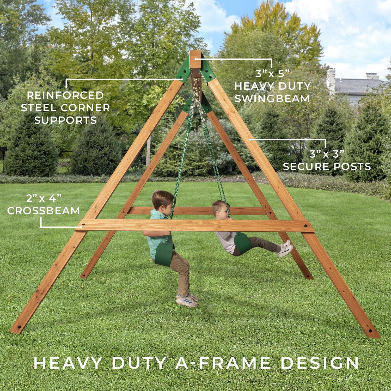 Backyard Discovery Durango Swing Set