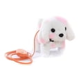 thumbnail image 1 of Interactive Wagging Tail Dog Doll Electric Plush Toy with Pull Rope, Walks Barks & Animated Pet Puppy Simulation for Kids & Toddlers, 7 Inch, 1 of 8