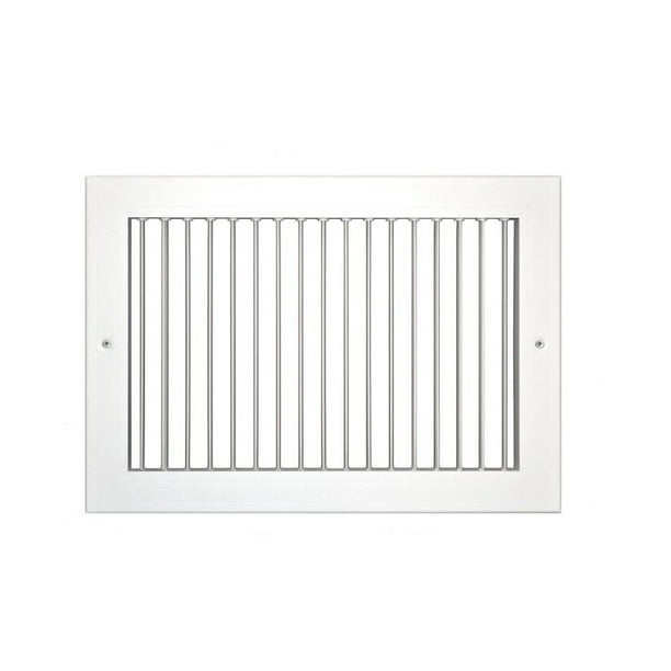 30 x 6 Single Deflection Adjustable Grille, Parallel to Short Dimension, Opposed Blade Damper