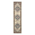 thumbnail image 3 of Unique Loom Medici Collection Area Rug - Barcelona (2' 7" x 10' Runner Beige/Blue), 3 of 7