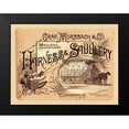 thumbnail image 2 of Unknown 14x12 Black Modern Framed Museum Art Print Titled - Saddles and Tack: Graf, Morsbach and Co. Harness and Saddlery Catalog Cover, 2 of 5