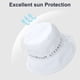 thumbnail image 4 of 56-58 cm circunferencia de la cabeza sombrilla sombrero protector solar sombrero de viaje al aire libre sombrero de pescador hombres y mujeres gorro de lavabo, 4 of 5