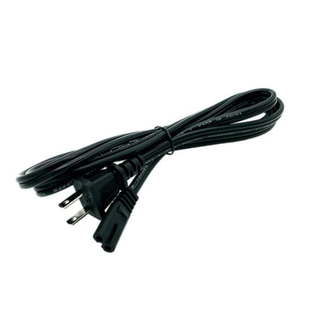 Kentek 6 Feet FT US 2-Prong Port AC Power Cord Cable for PS2 PS3 Slim/Laptop HP Dell ACER
