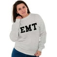 thumbnail image 3 of EMT First Responder Paramedic Rescue Unisex Plus Fleece Graphic Sweatshirt Brisco Brands 5X, 3 of 5