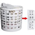 thumbnail image 1 of Heytea Collapsible Plastic Laundry Basket, Pop Up Laundry Hamper, Foldable Laundry Hamper Space Saving Hamper Storage With Handle For Laundry Clothes, 1 of 5