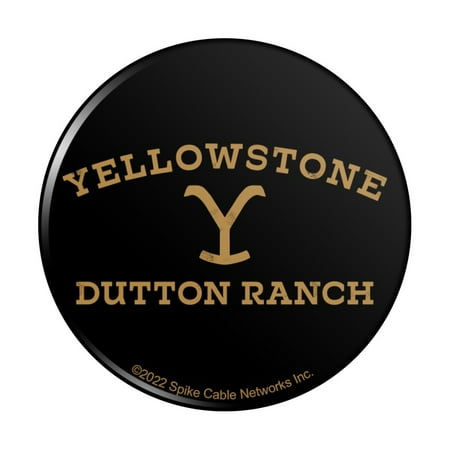 

Yellowstone TV Show Dutton Ranch Kitchen Refrigerator Locker Button Magnet