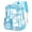 Blue, variant on Sanmadrola Large Clear Backpack Heavy Duty Stadium Approved See Through Backpack Waterproof PVC Transparent Backpacks Clear Book Bag with Reinforced Strap for School Work Travel Festival, Purple