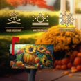 thumbnail image 5 of Fall Sunflower Magnetic Mailbox Cover Autumn Pumpkin Mailbox Wraps Waterproof Flower Mailbox Post Letter Box Covers Standard Size 21x18 Inches for Home Garden Yard Outside, 5 of 6