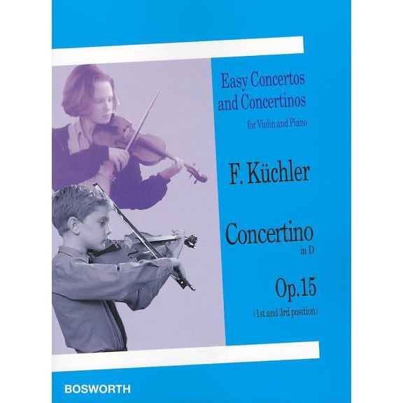 Easy Concertos and Concertinos for Violi F. Kuchler: Concertino in D, Opus 15, (Paperback)