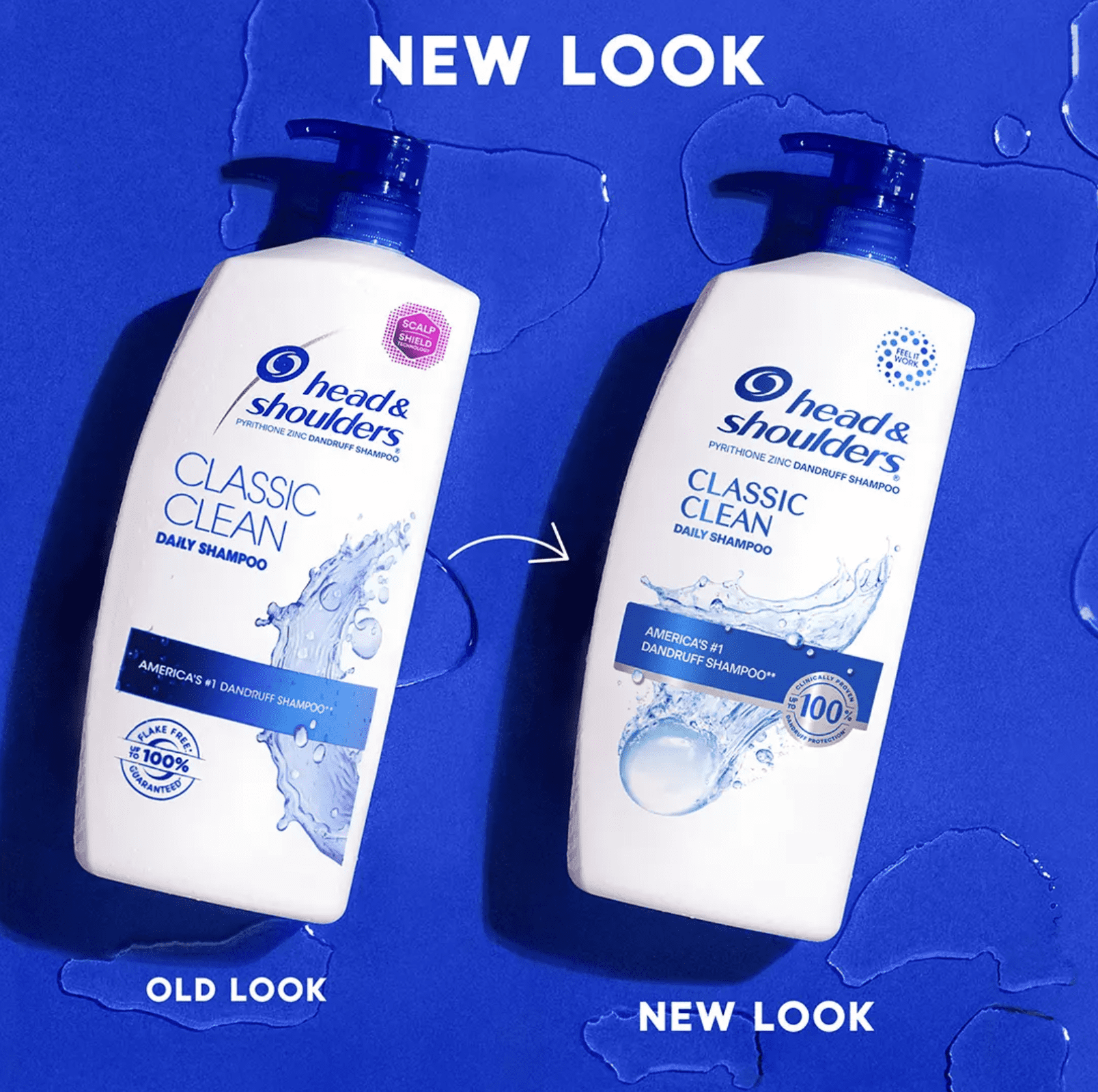 Head and Shoulders Dandruff Shampoo, Anti-Dandruff Treatment, Classic Clean for Daily Use, 40 oz.