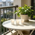thumbnail image 5 of Hosley Frosted Glass Votive Candle Holder Set, Set of 24, 5 of 12