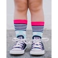 thumbnail image 3 of Jefferies Socks Girls Crew Socks 6-Pack, Sizes XS-M, 3 of 9
