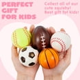 thumbnail image 4 of Meottam 30 Sets Squeeze Sports Ball Toys with Valentines Day Gift Cards for Classroom Exchange Prizes, Stress Relief, Valentine Party Favor Toys, 4 of 7