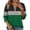 Army Green, variant on 3/4 Sleeve Tops for Women Color Block V Neck Tunic Shirts Trendy Quarter Zip Casual Blouse Summer Spring Clothes