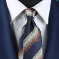 thumbnail image 3 of Cravates Hommes Cravates Affaires Cravates Mode Rayures Cravate Mariage, 3 of 23