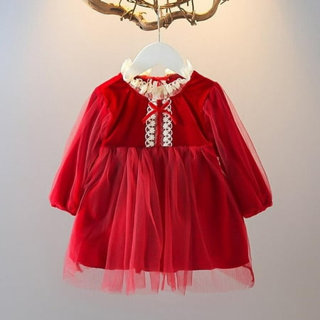 

Girls Mesh Princess Dress Casual Kids Girl Clothing Korean Style Dress