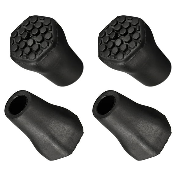 Uxcell Climbing Ski Cane Protectors Replacement Accessories Trekking Pole Tips 4 Pack