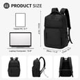 thumbnail image 3 of Mochila SUIKIHUM impermeable para hombre y mujer 20L negra, 3 of 7