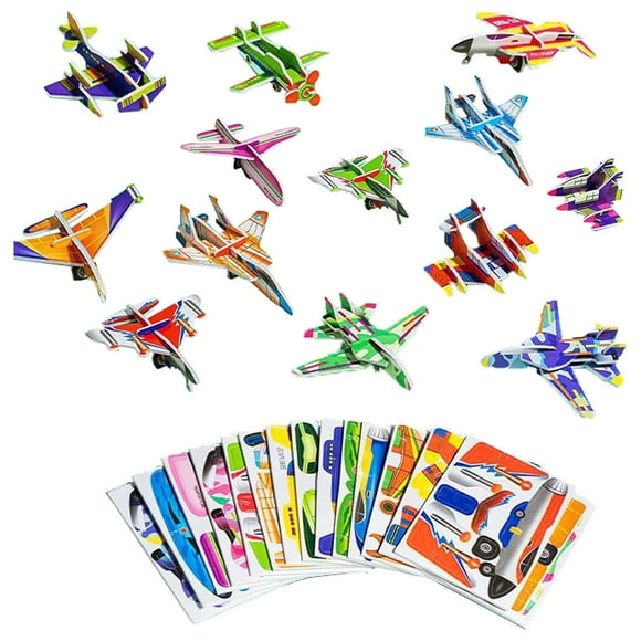 kjfeif 100 Puzzle 3D Cartoon Puzzle DIY Fun Creative Toy 3D Animal Puzzle Children's 3D Puzzle Cartoon Toy Learning Educational Puzzle Game for DIY Crafts Birthday Party Favor Gifts
