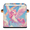 Multicolor 1, variant on CURLYOOT Lovely Dino Unicorn Cube Storage Bin, 11 Inch Storage Cube Fabric Bin for Shelves, Foldable Clothes Organizer Baskets with Leather Handle for Closet Home