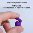thumbnail image 2 of HUAK Quiet Ear Plugs for Sleep,Swim, Work– Super Soft, Recomable Hearing Protection for Noise Reduction 8 Ear Tips in XS/S/M/L, 2 of 6