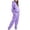 Purple, variant on Sweatshirt Sets For Women Thick Winter Casual Thickened Velvet Solid Long Sleeved Hoodie Tops And Trousers Two Piece Suit For European And American Army Green S