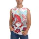 thumbnail image 1 of Balery Christmas Camisetas sin mangas para hombre, absorbe la humedad y protege contra el mal olor.-X-Large, 1 of 7