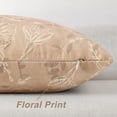 thumbnail image 5 of decorUhome Throw Pillow Covers 20x20 inch Decorative Pillow Covers for Couch Sofa Floral Pillowcase Indoor and Outdoor (Beige), 5 of 10